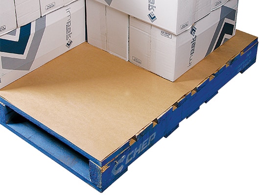 Kartonnen Palettenplatten Block Wellpappe - 95 x 115 cm x 3 mm