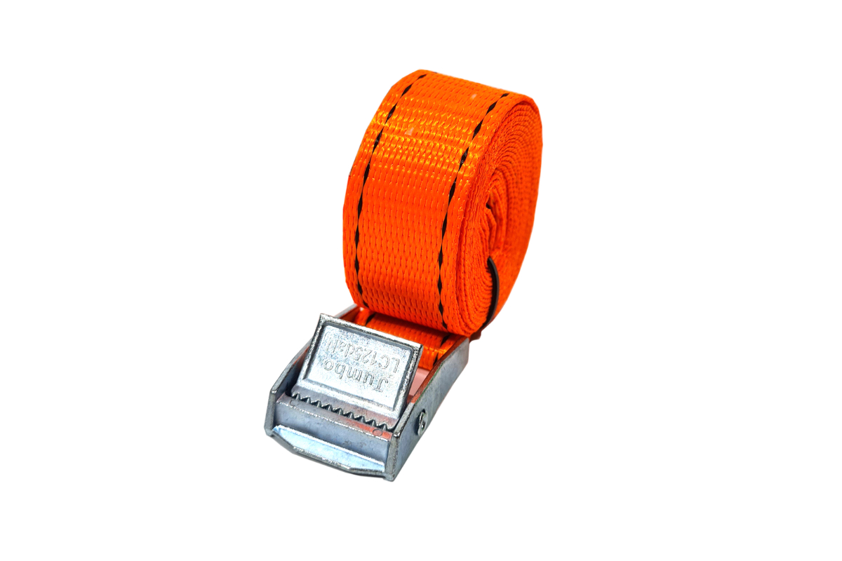 Gepäckgurt Spanngurt orange + Schnalle - 25mm x 2,5m Gepäckgurt Spanngurt orange + Schnalle - 25mm x 2,5m