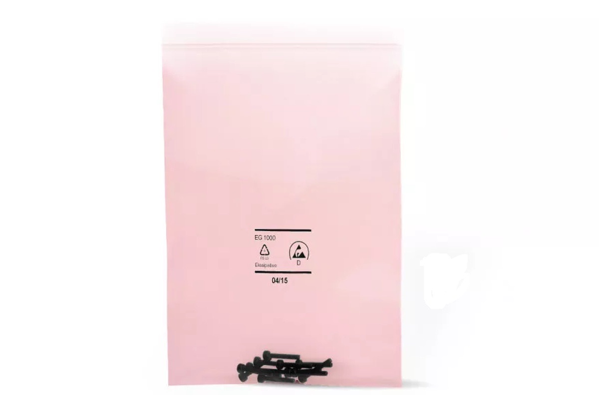 Antistatische ESD Schlauchfolie - 150mm x 250m x 90my