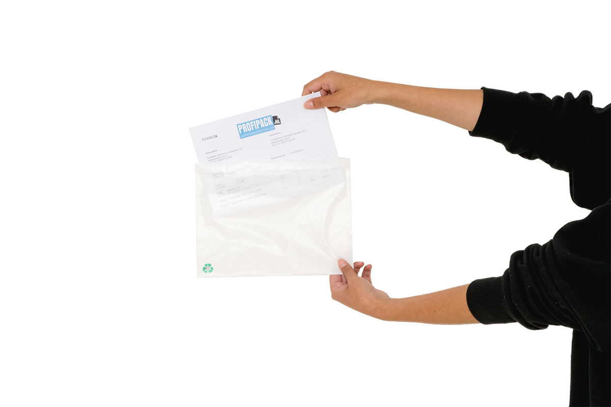 101921 eco papieren paklijst enveloppen blanco 230 x 170 mm profipack