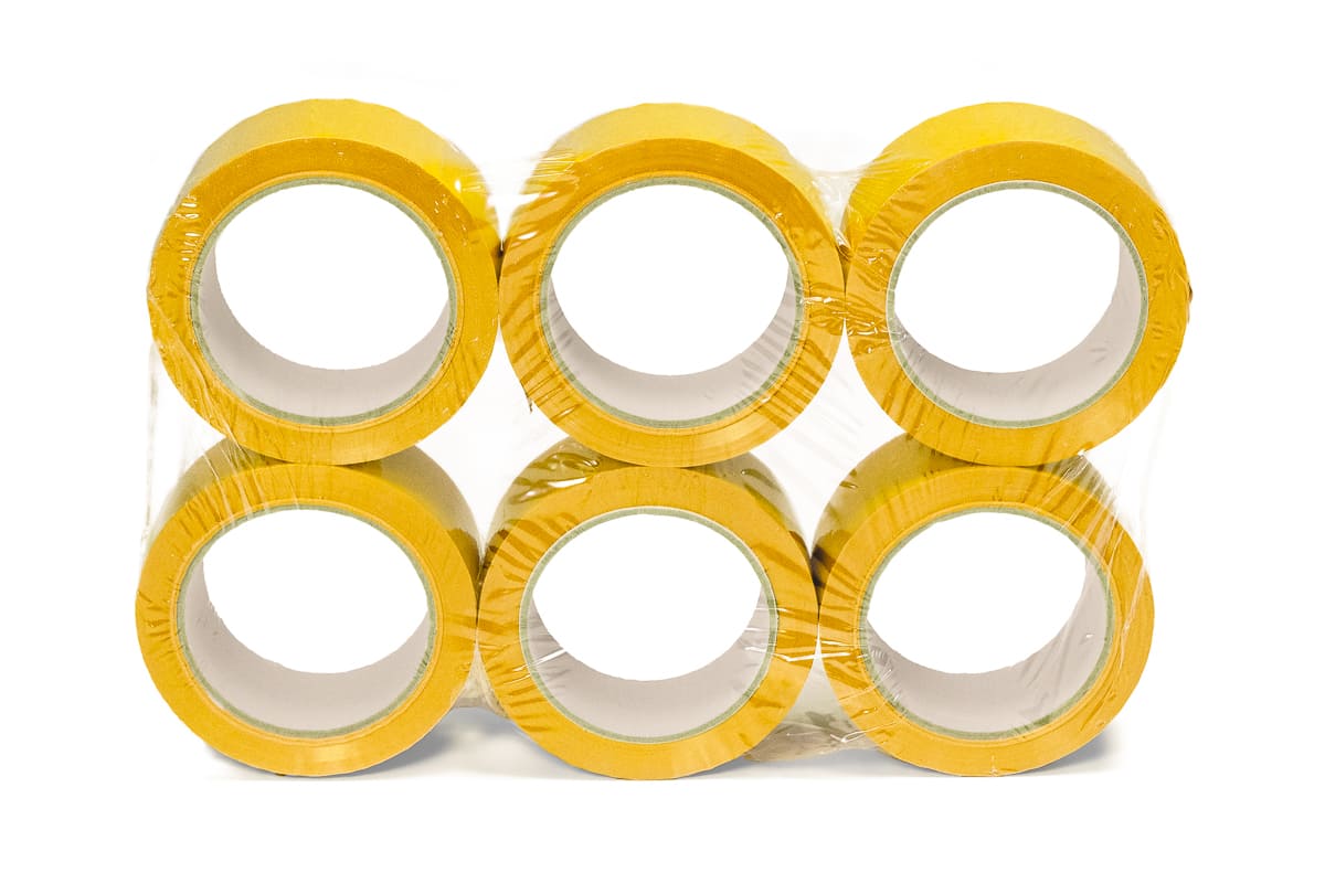 PVC Klebeband gelb - 50mm x 66m