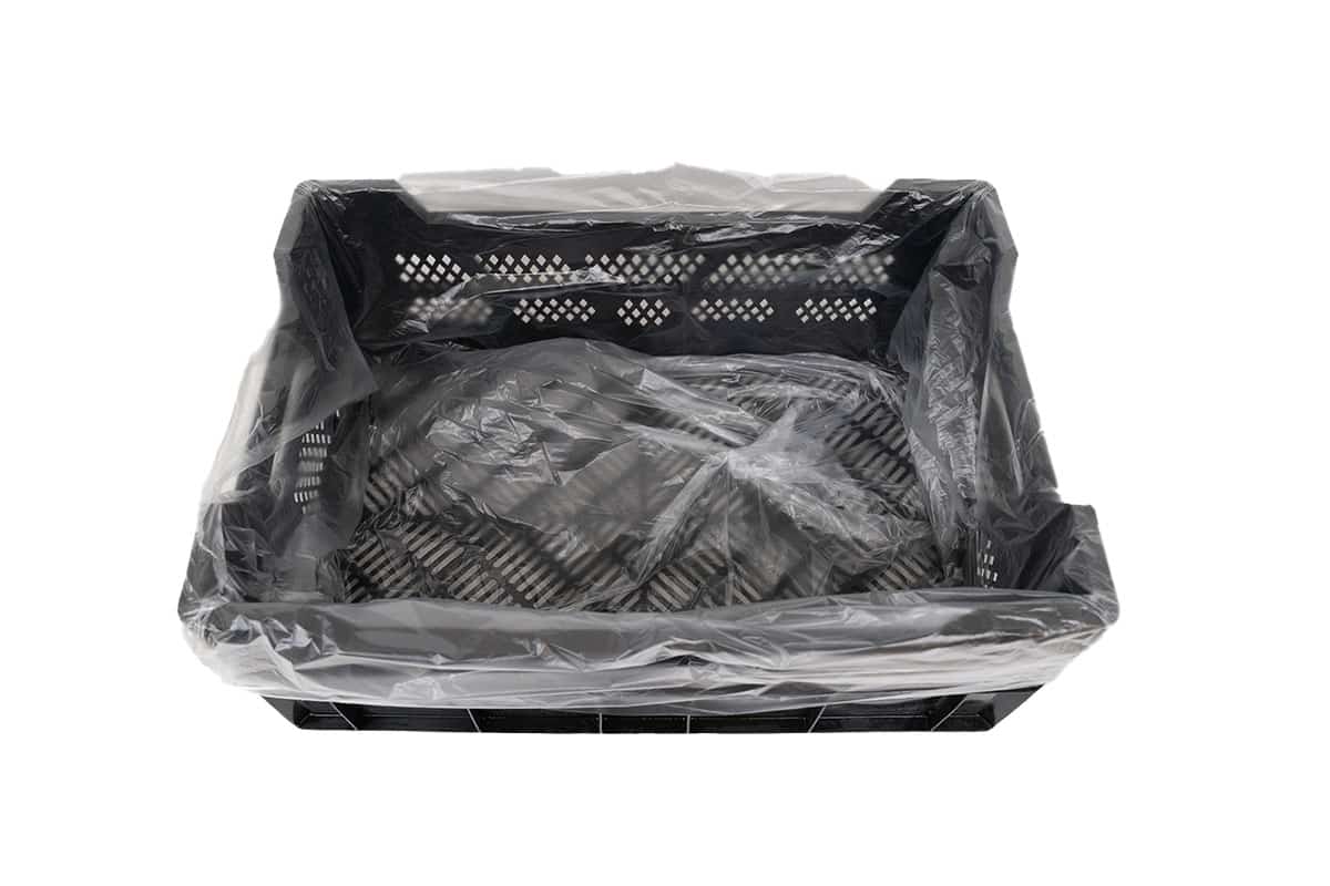 HDPE Einlegesäcke Seitenfaltensäcke - 60 x 20/20 x 80cm x 8my (1.000 stück)