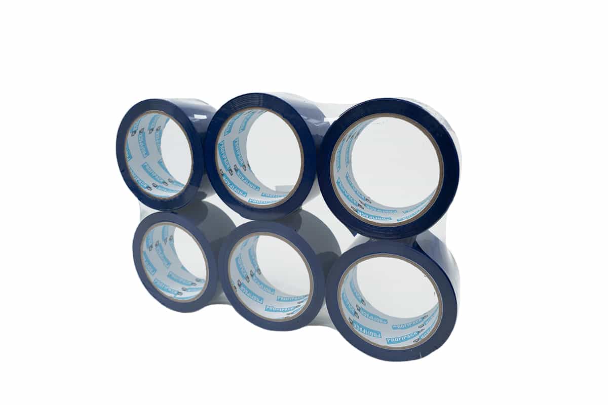 PP Acrylband blau - 50mm x 66m