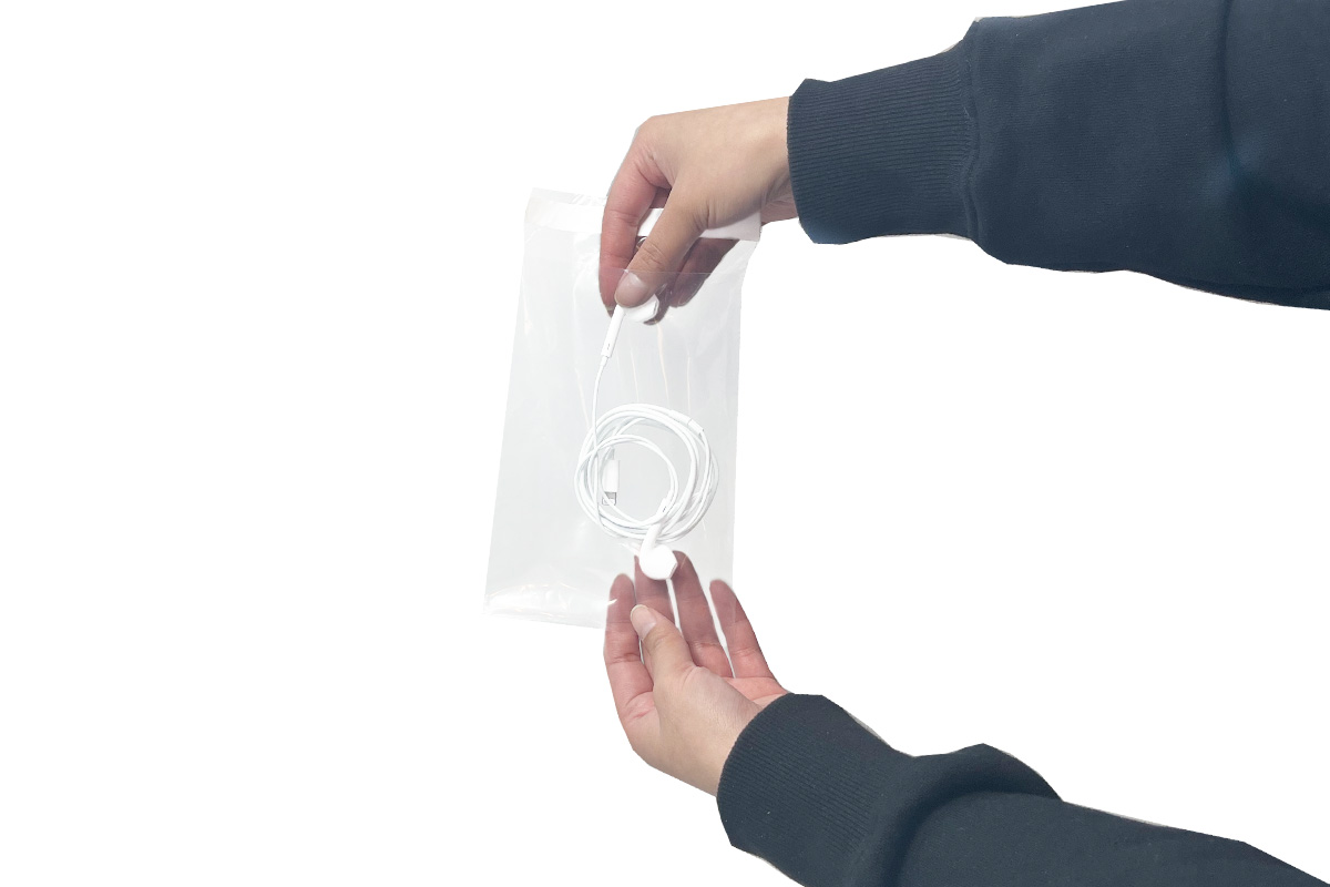 Plastikbeutel mit verschluss - 165 x 220 + 50mm (100 st)