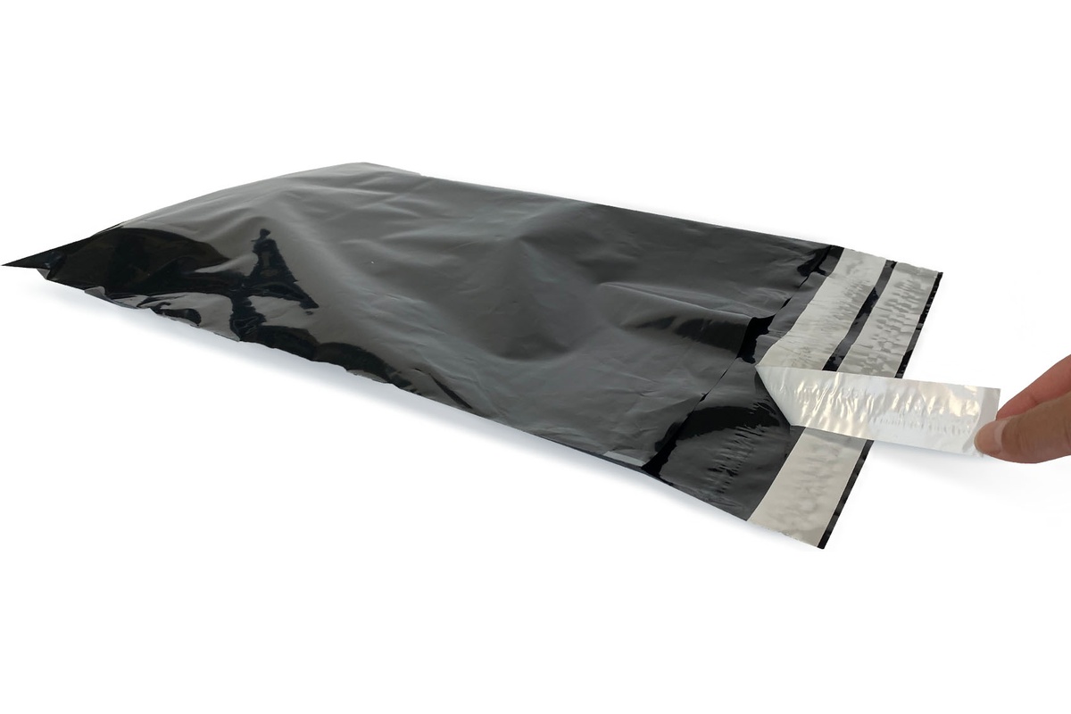 Coex Versandtaschen Schwarz Rücksendung - 500 x 700mm (100st)