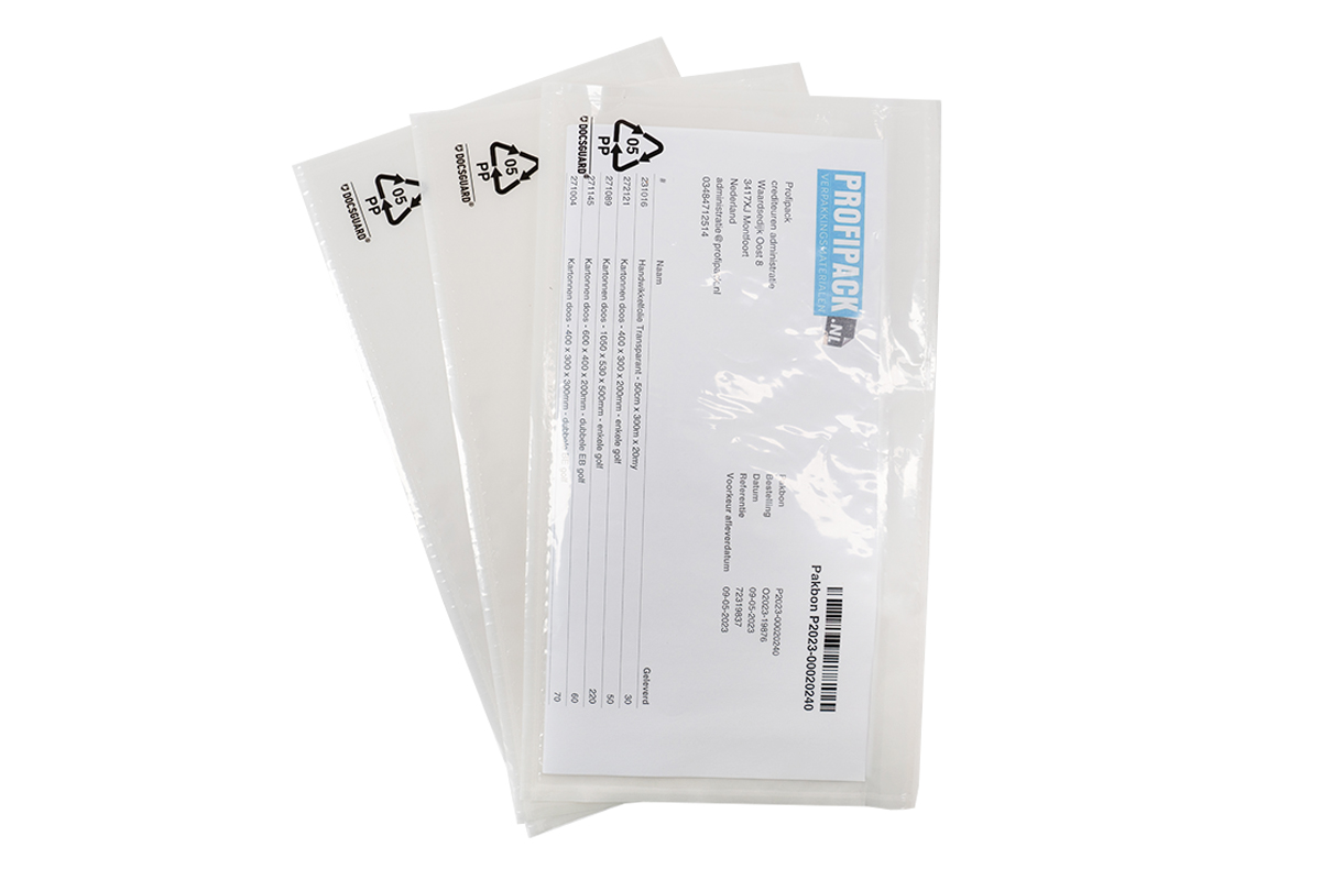 Lieferscheintaschen blanko - 225 x 122mm (250 st)