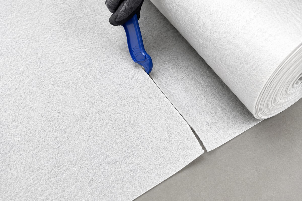 Abdeckvlies Selbsthaftend weiß - 100cm x 25m (180gr/m²)