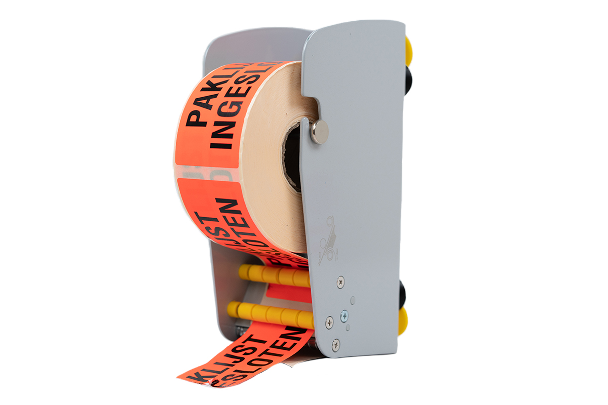 991311 etiketten dispenser muur 7 6cm shot 1