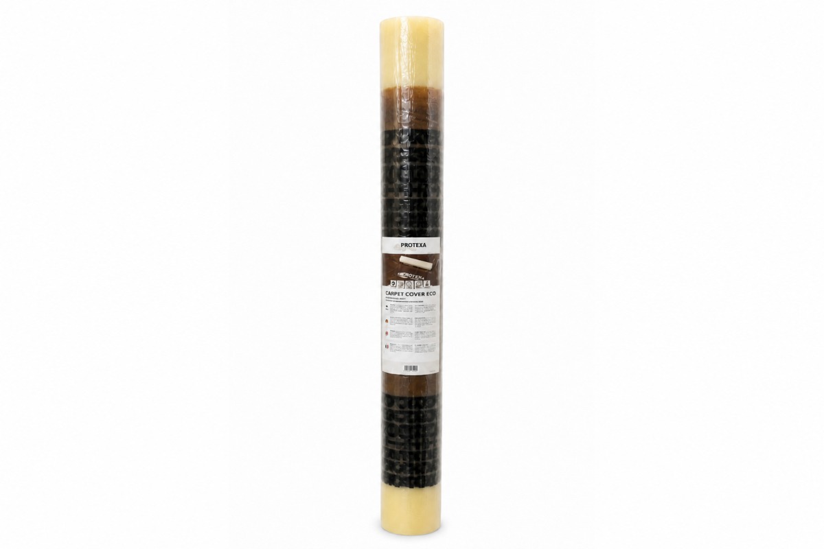 Protexa Teppich-Eco-Abdeckfolie, selbstklebend – 120 cm x 60 m x 60 my