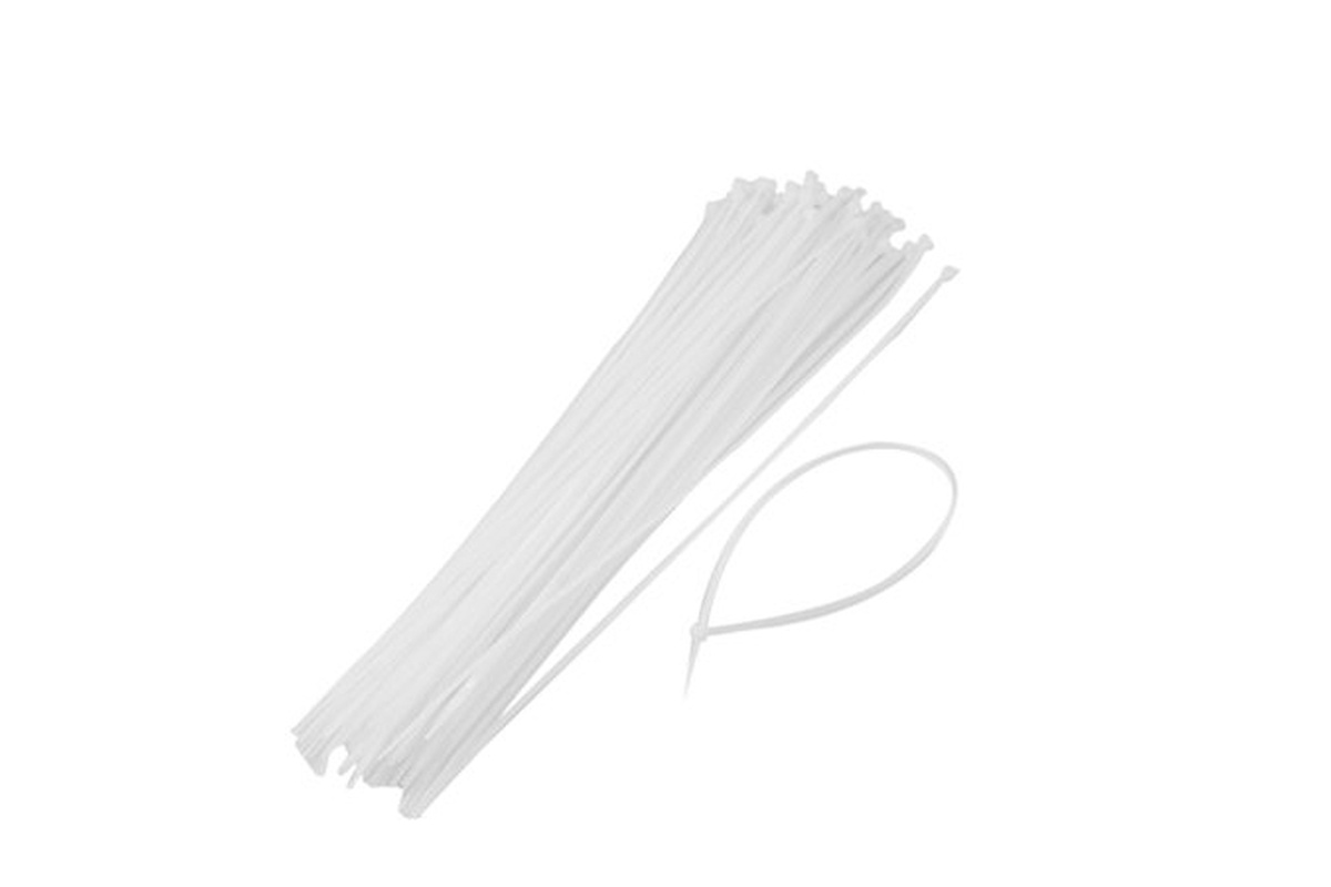 Kabelbinder weiß - 610mm x 9,0mm (100 Stück)