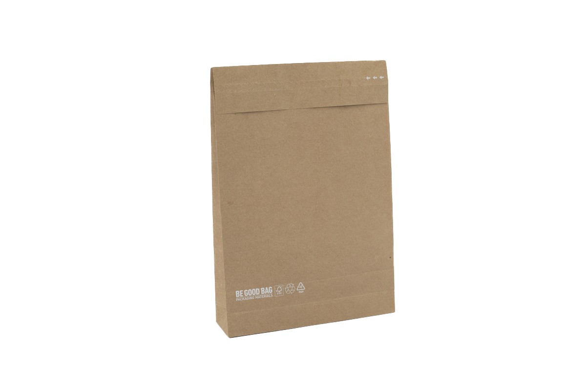 Papierversandtaschen "Be good bag" - 320 x 430mm + 120mm (100st)
