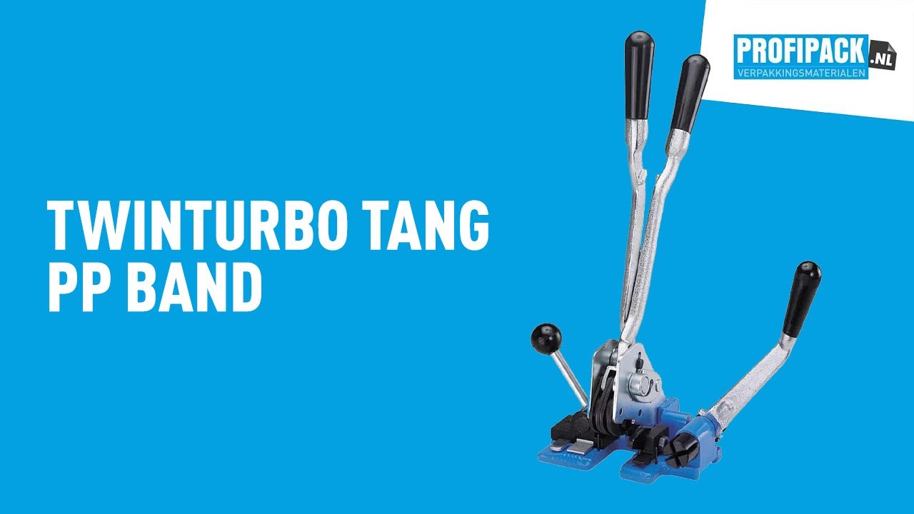 Doppelturbo-Zange für PP-Band - 13 mm