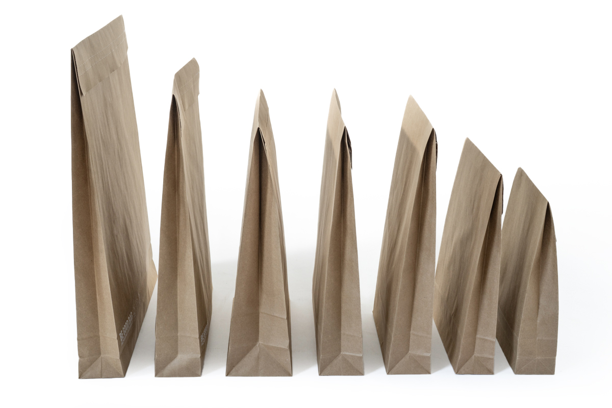 Papierversandtaschen "Be good bag" - 450 x 550mm + 80mm (100st)