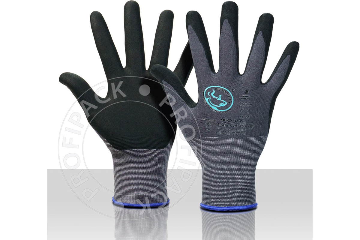 Bullflex Premium Nitrilhandschuhe Comfort Plus - Größe 10/XL