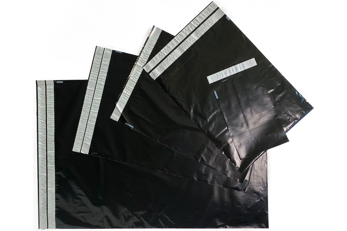 Coex Versandtaschen Schwarz Rücksendung - 320 x 420mm (100st)