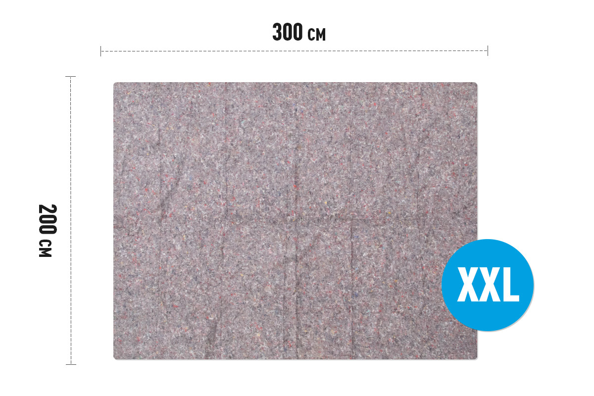 Profipack gestikte verhuisdeken 200 300cm xxl