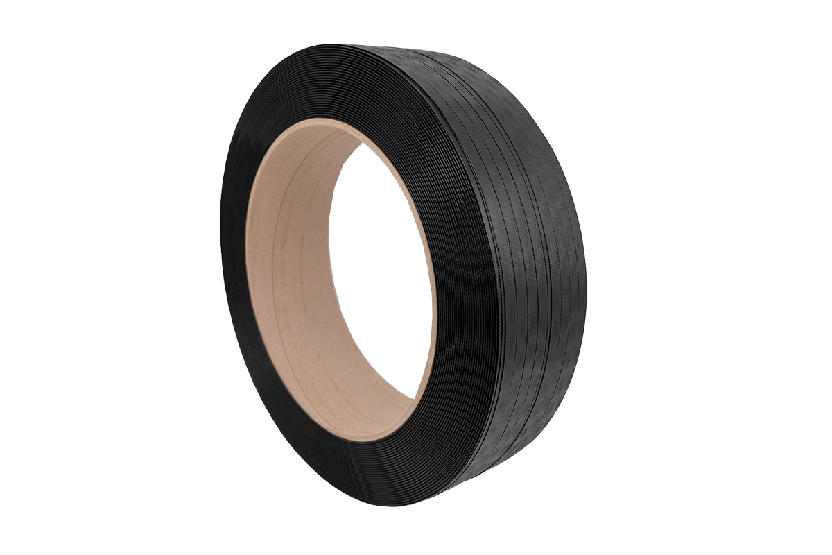 PP Umreifungsband schwarz - 12,7 mm x 1500 m x 0,9 mm
