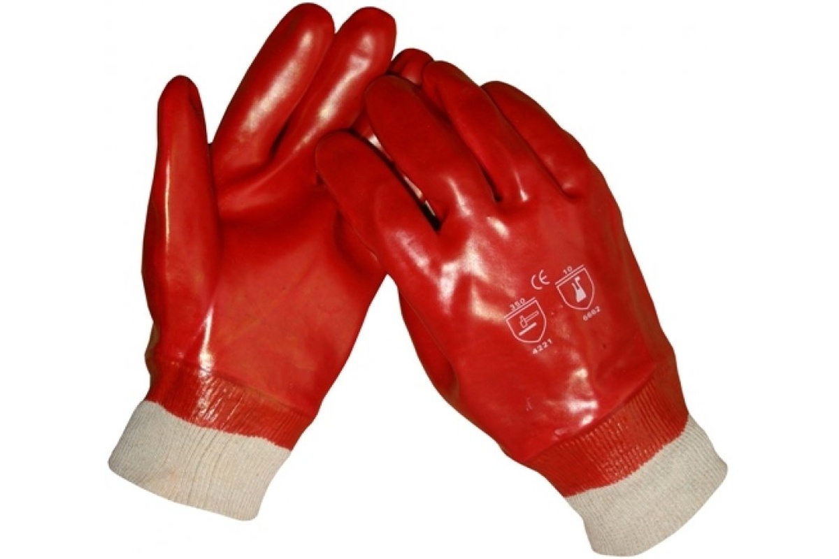 Vollständig beschichtete PVC-Arbeitshandschuhe
