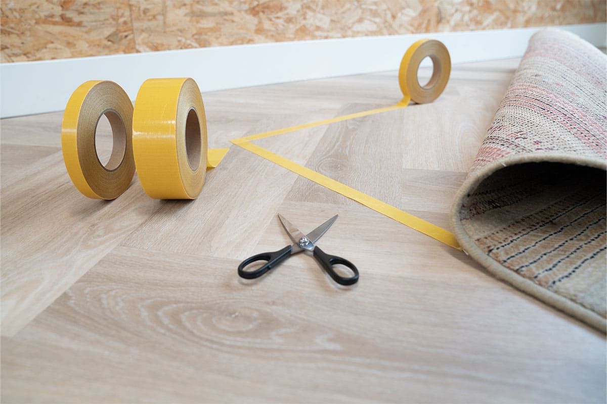 Doppelseitiges Leinenklebeband - 50mm x 25m