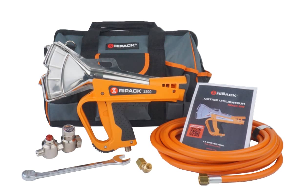 Schrumpfpistole Ripack 2500 Satz - Ripack 2500 + Gasflaschenhalter