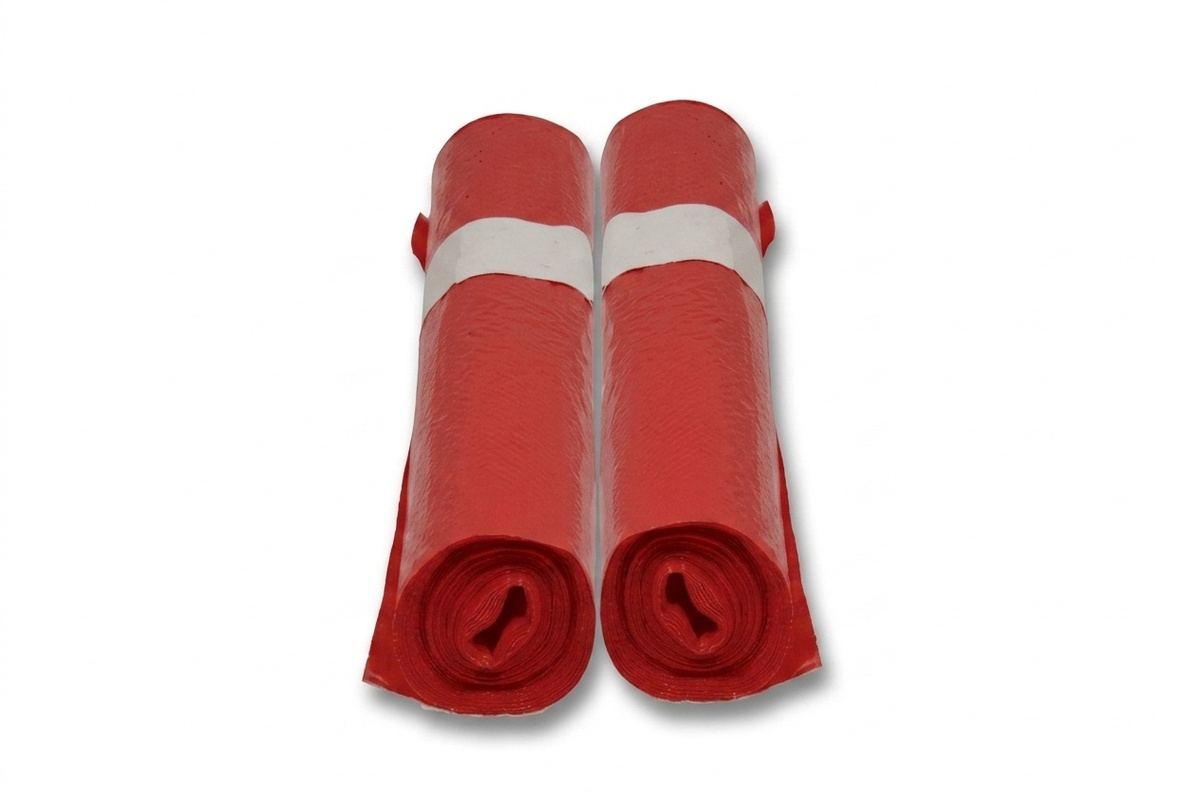 HDPE Müllsäcke Rot - 70 x 110cm x 25my (300st)