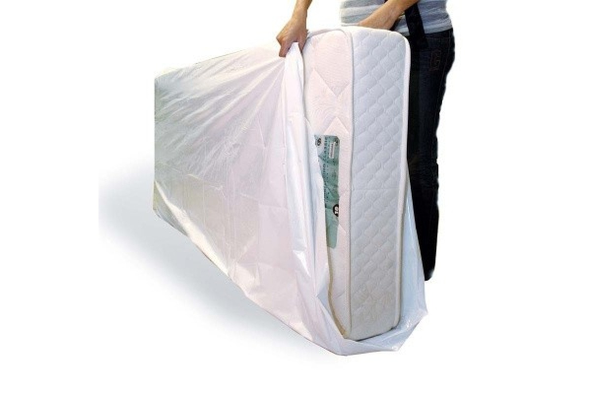 Plastik Matratzenbezüge weiß, Einzelbett - 2350 x 1200 x 220 mm (50 Stück)