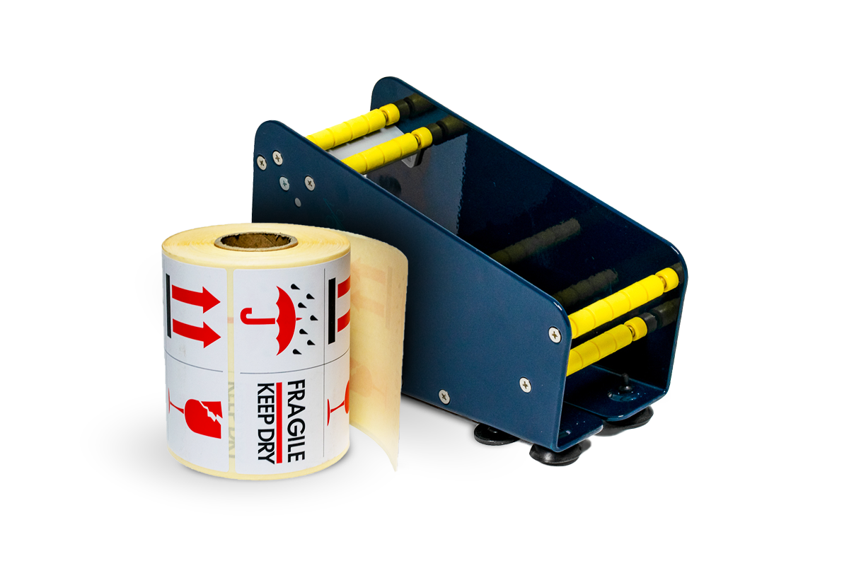 Label dispenser keep dry label
