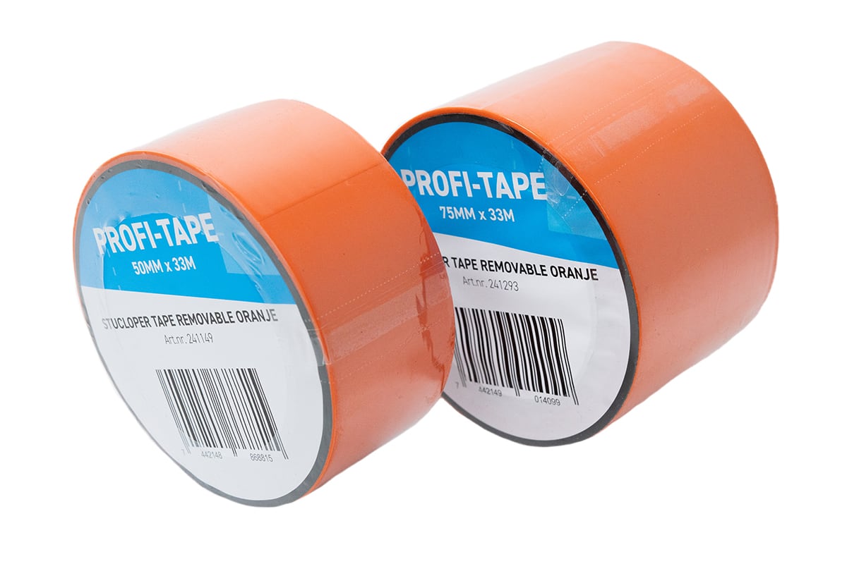 Klebeband für milchtutenpapier abnehmbar Orange - 75mm x 33m
