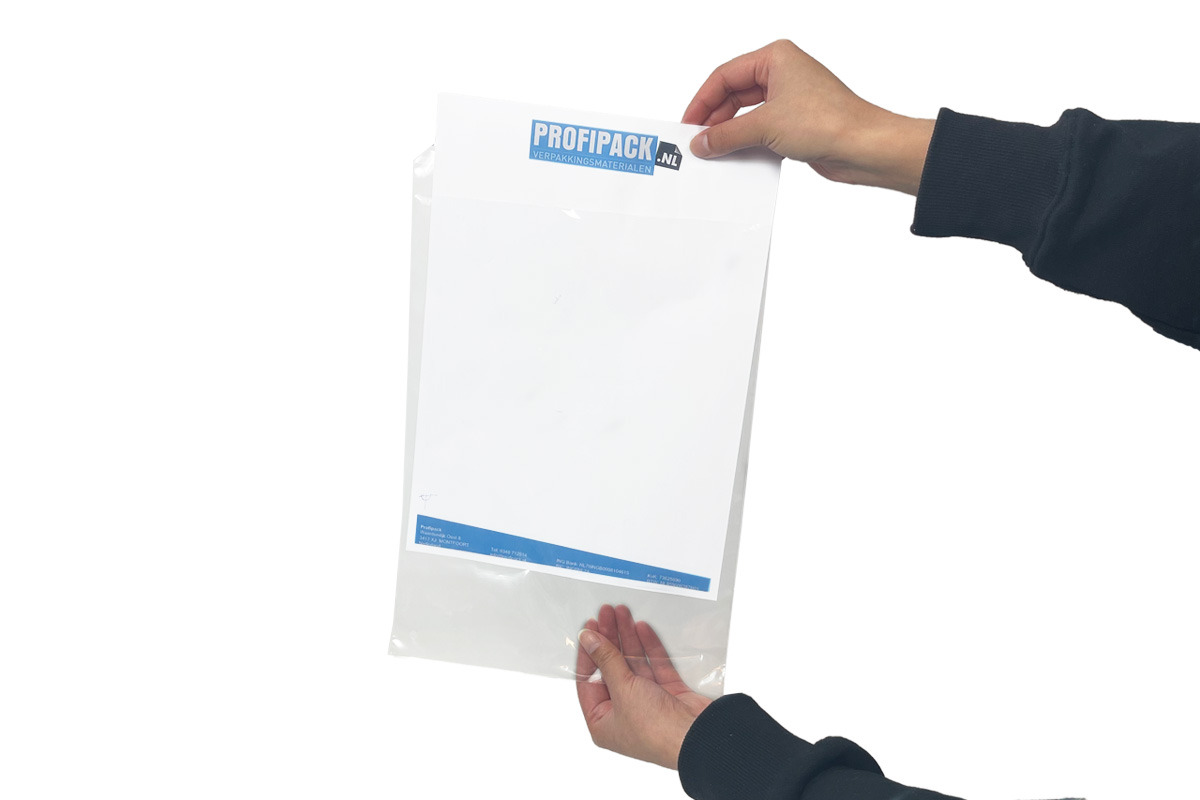 Plastikbeutel mit verschluss - 300 x 400 + 50mm (1.000 Stück)