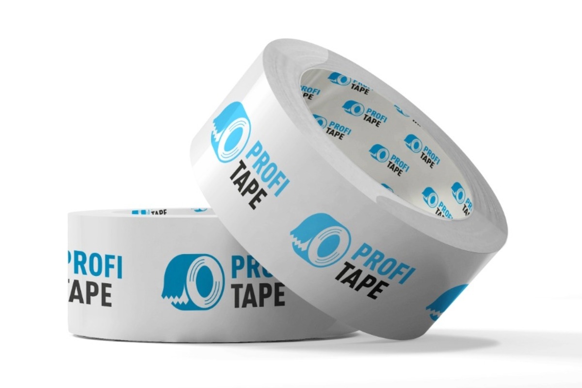 Bedrucktes PP Acryl Klebeband - 50mm x 66m (3 Farben)
