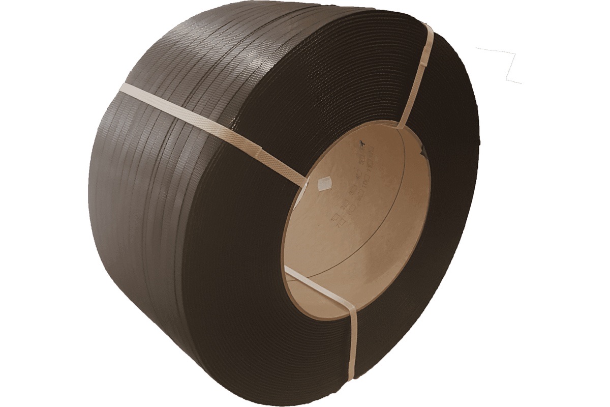 PP Umreifungsband Schwarz - 12mm x 3.000m x 0,55mm