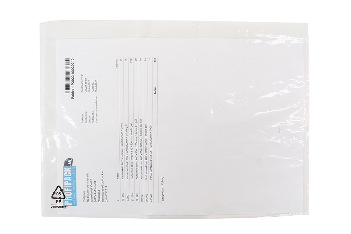 101202 docsguard paklijst blanco 315x225mm shot 1