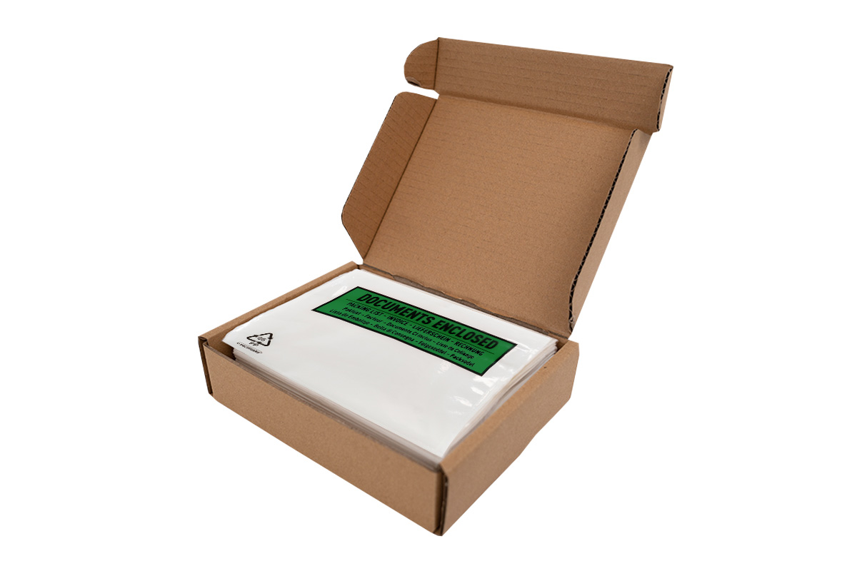 Lieferscheintaschen Papier Packing List - 230 x 125mm (1.000 st)