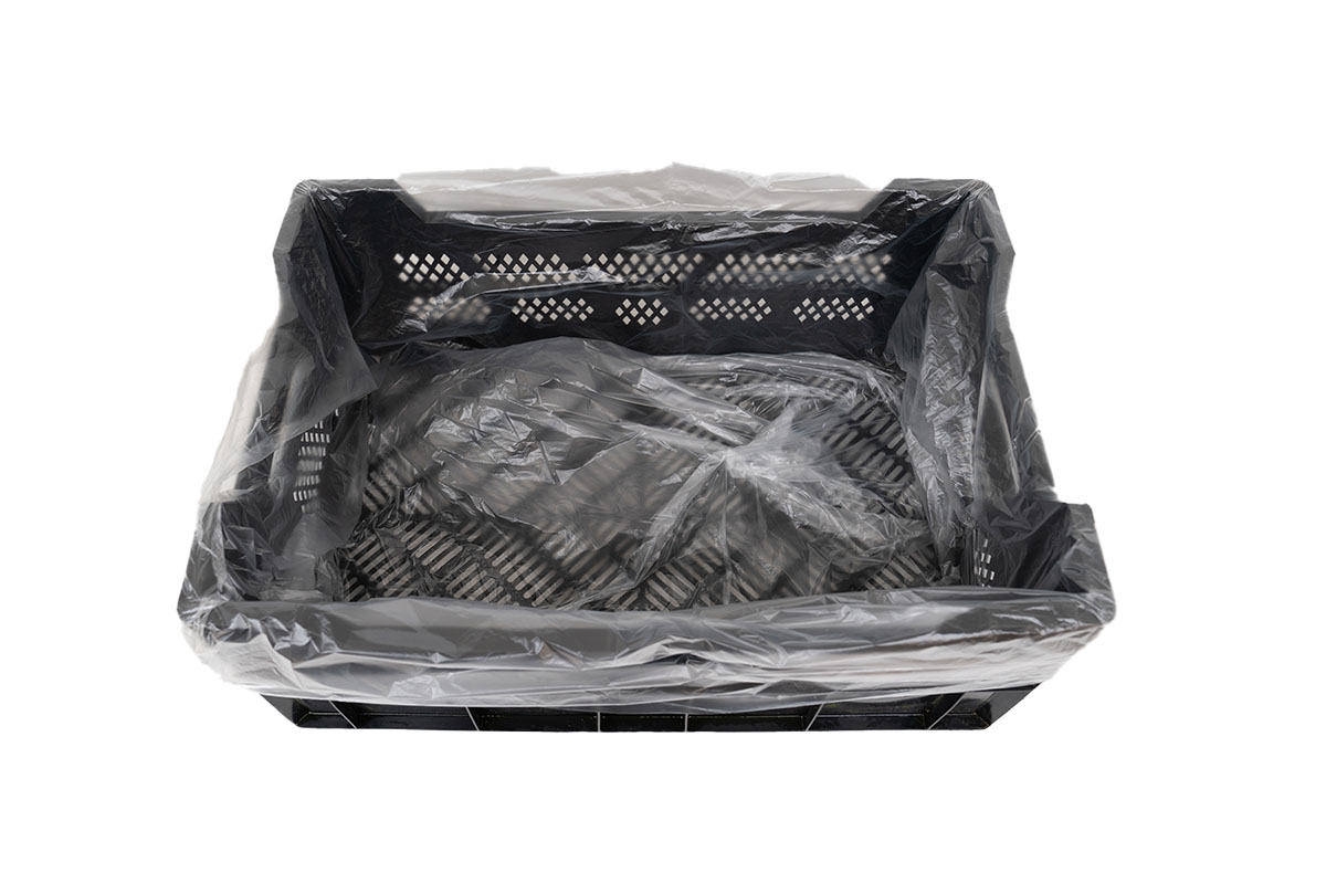  LDPE Einlegesäcke Seitenfaltensäcke transparent - 60 x 20/20 x 80cm x 20my (500 Stück)
