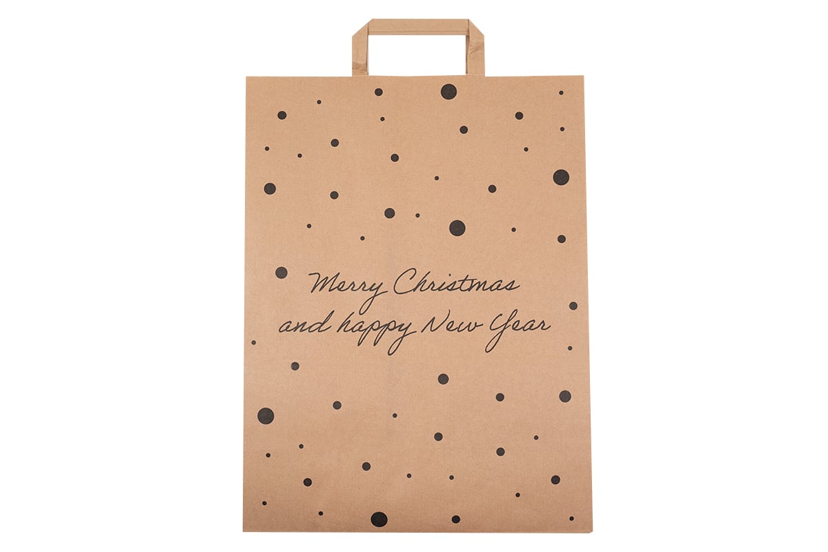 Weihnachtstüten Papier - 320 x 160 x 420mm x 80g (50 Stück)