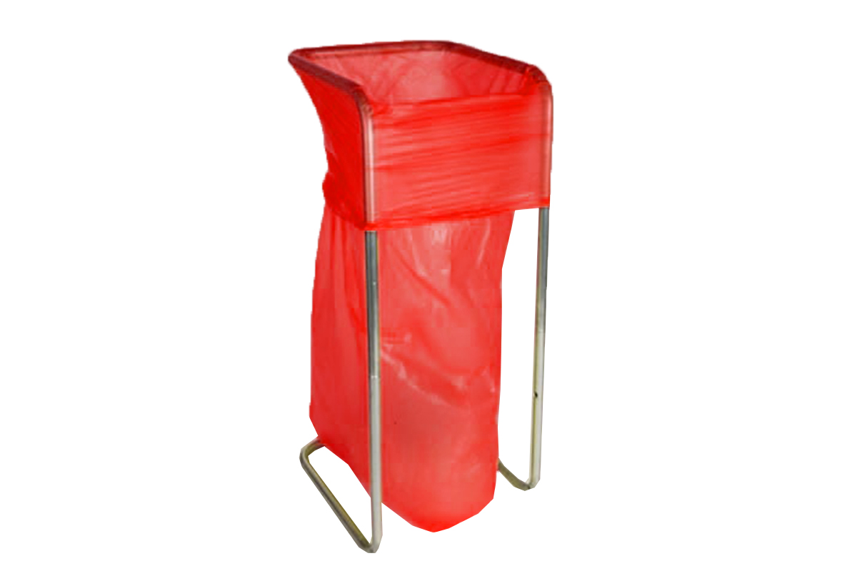Plastik Sammelsäcke rot 400L - 70 x 15/15 x 200cm (50 Stück)