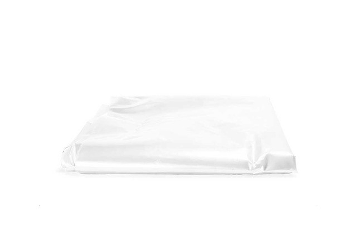 Plastik Matratzenhülle weiß, Doppelbett - 230 x 260 cm x 100 my (15 Stück)
