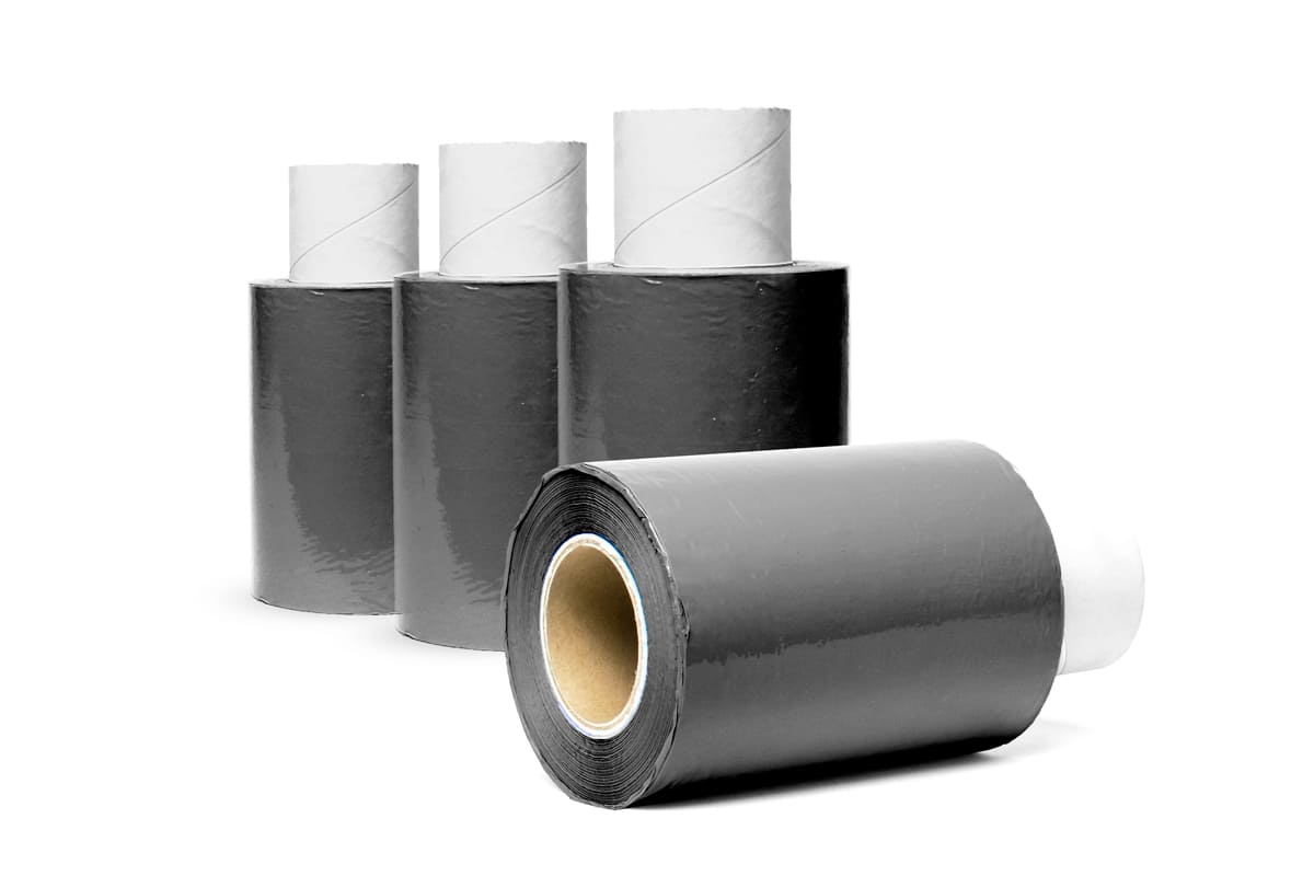 Mini Stretchfolie Schwarz - 10cm x 250m x 20my