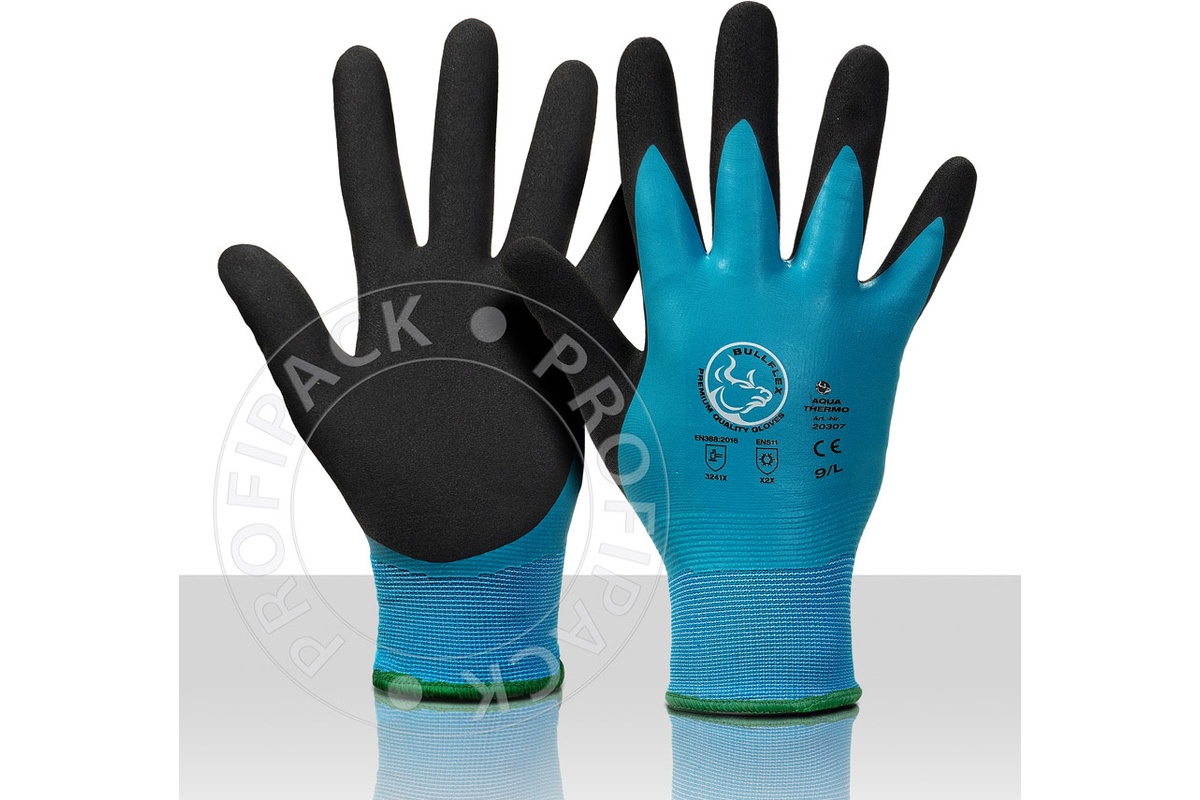 Bullflex Premium Aqua Thermo Handschuhe - Größe 8/M
