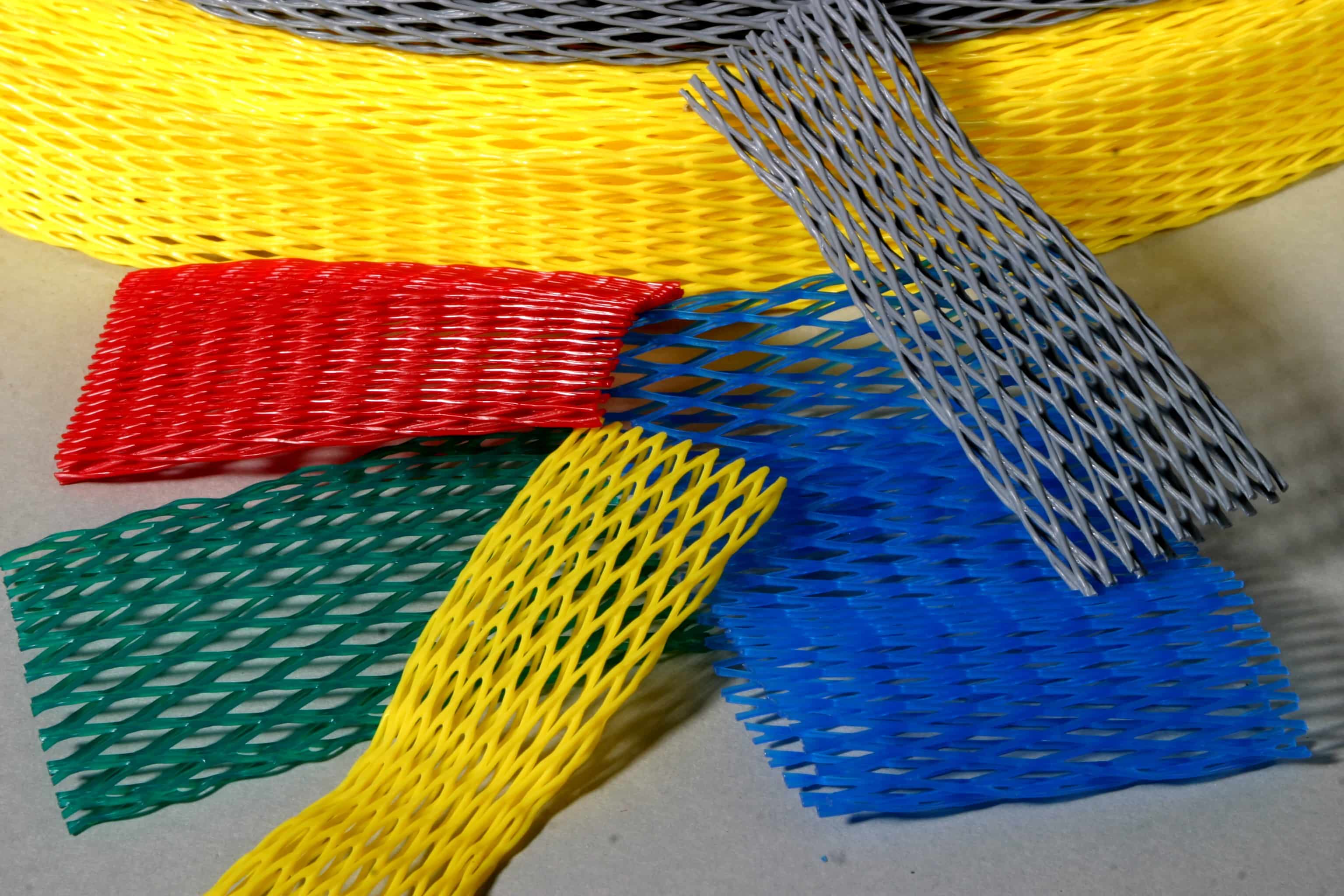 Kunststoffschlauchnetz in Spenderbox blau - 15-25mm x 200m