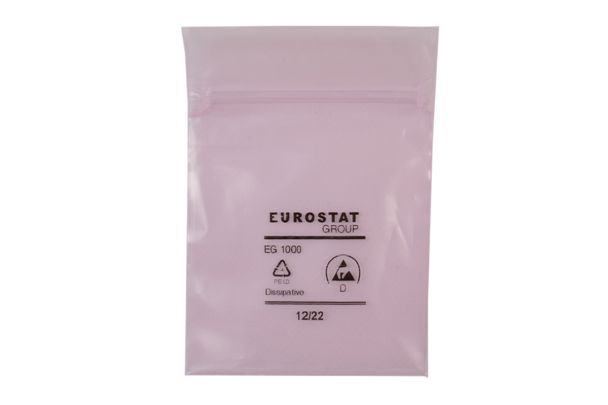 Antistatische Drukverschlussbeutel – 76 x 102mm x 90my (100st)