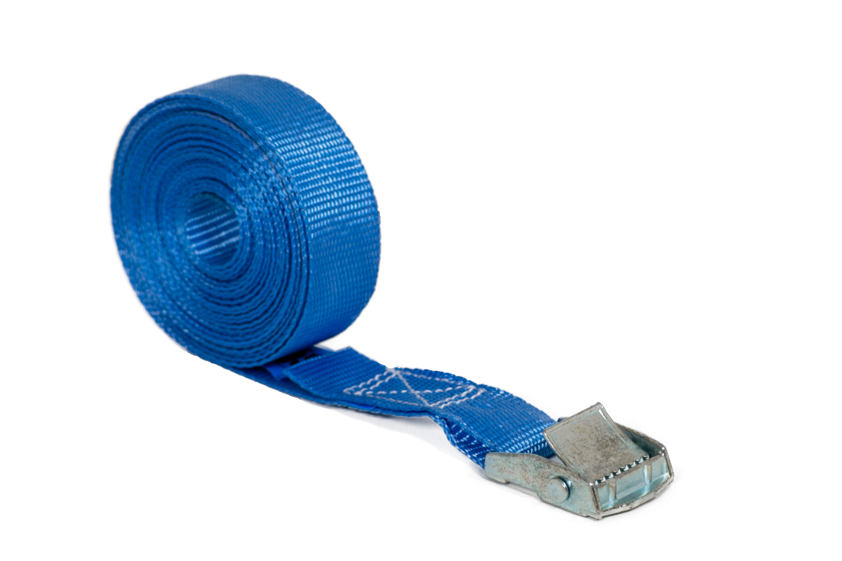 Gepäckgurt Spanngurt Blau + Schnalle - 25mm x 500cm Gepäckgurt Spanngurt Blau + Schnalle - 25mm x 500cm