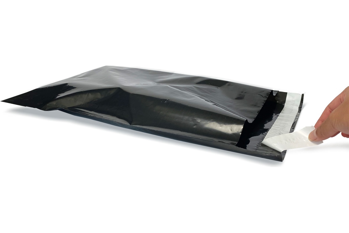Coex Versandtaschen Schwarz - 340 x 430mm (100 st)