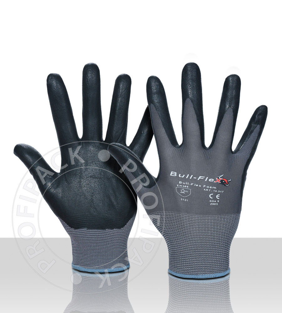 Bullflex Nitril-Schaum Montagehandschuhe - Größe 11/XXL Bullflex Nitril-Schaum Montagehandschuhe - Größe 11/XXL