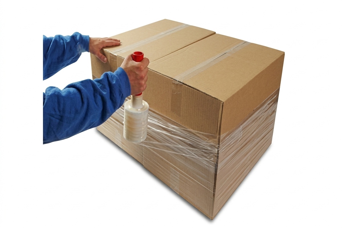 Mini Stretchfolie transparent - 10cm x 150m x 35my