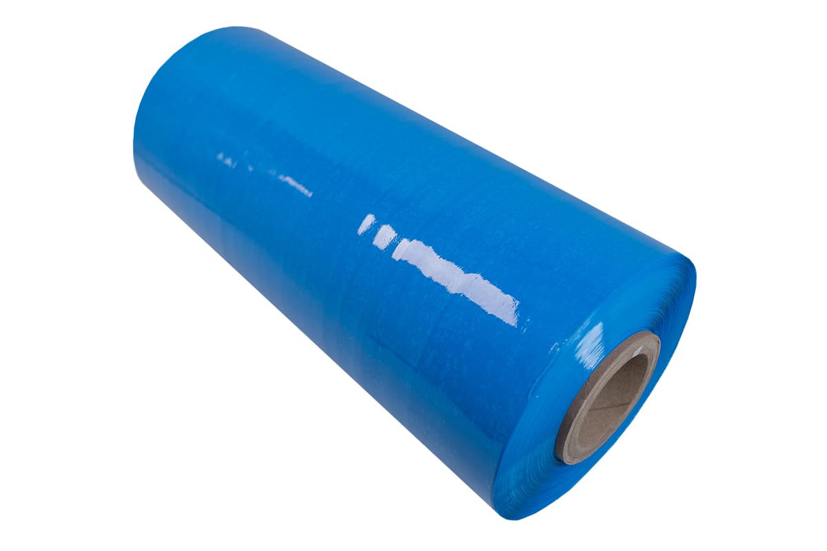 Maschinenwickelfolie Blau - 50cm x 1580m x 20my x 150% (pro Kilo)