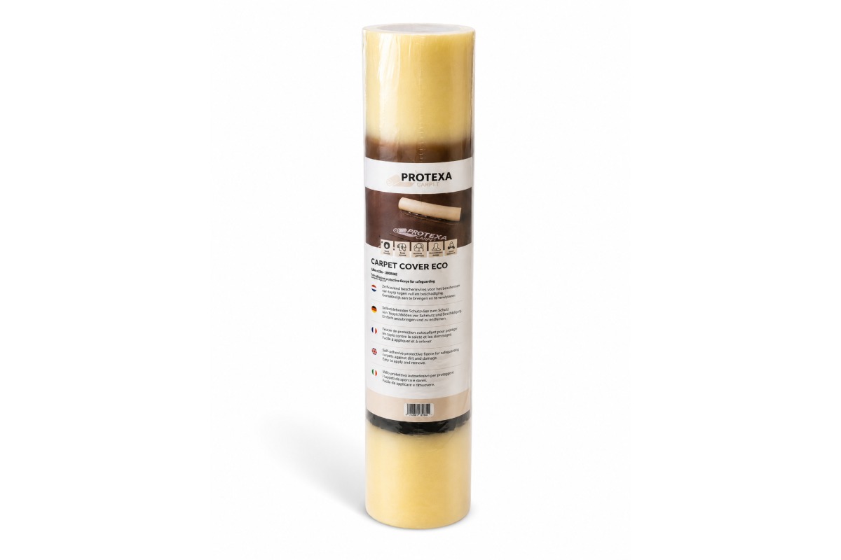 Protexa Teppich-Eco-Abdeckfolie, selbstklebend – 60 cm x 60 m x 60 my