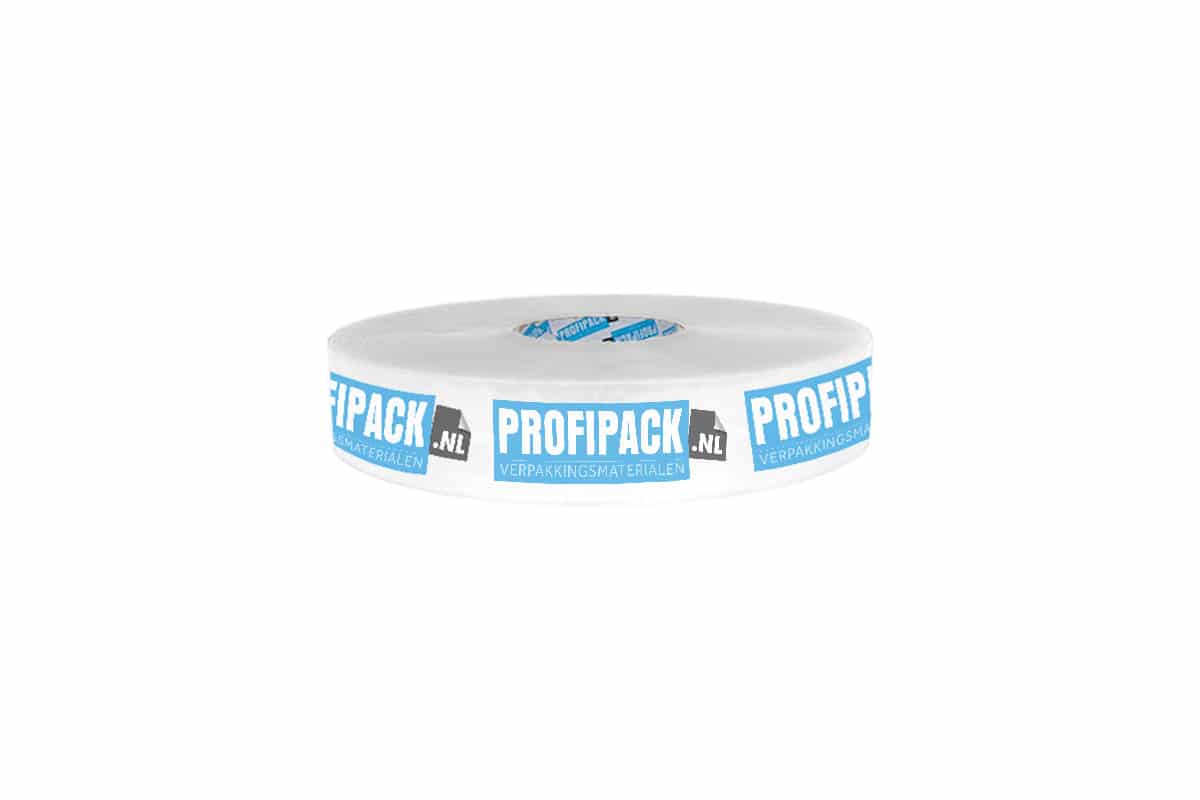 Bedrucktes Maschinentape PP Hotmelt - 50mm x 990m (2 Farben)