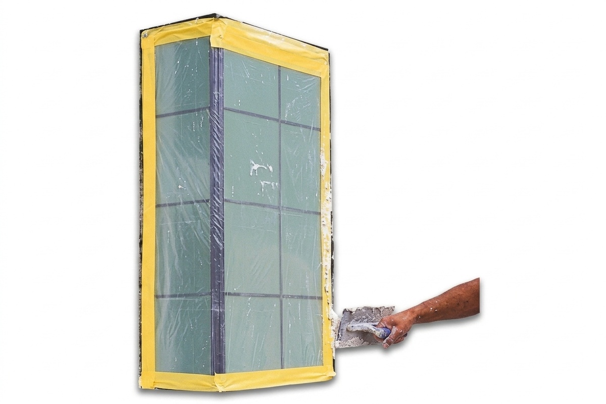 Betonklebeband gelb - 50mm x 33m