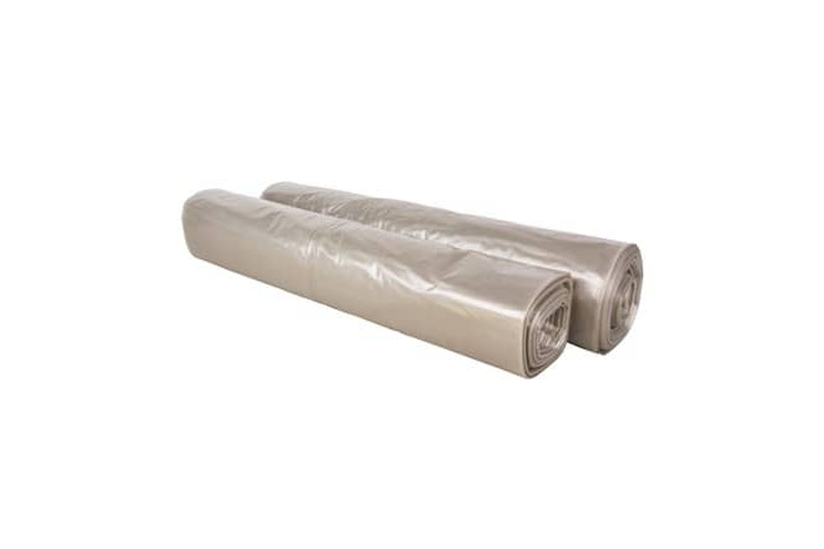 HDPE Müllsäcke Transparent - 70 x 110cm x 25my (500st)